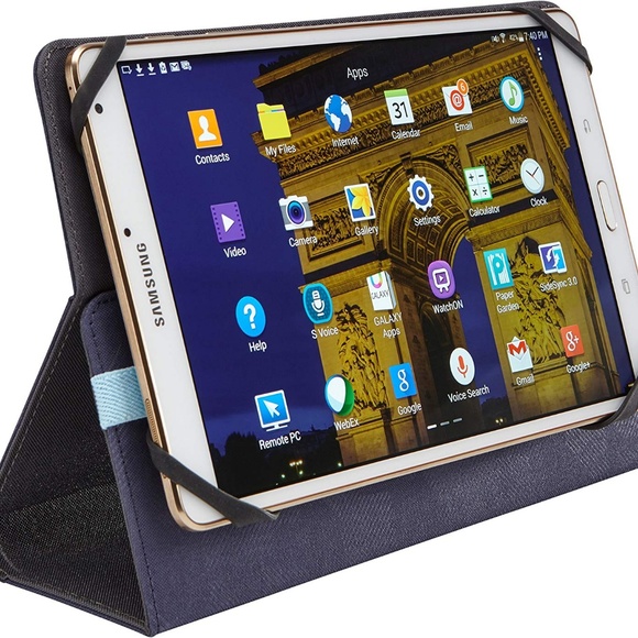 Case Logic Surefit Custodia A Libro Universale Per Tablet Da 8 Pollici, Con Fissaggio In Silicone E Chiusura Elastica - 4